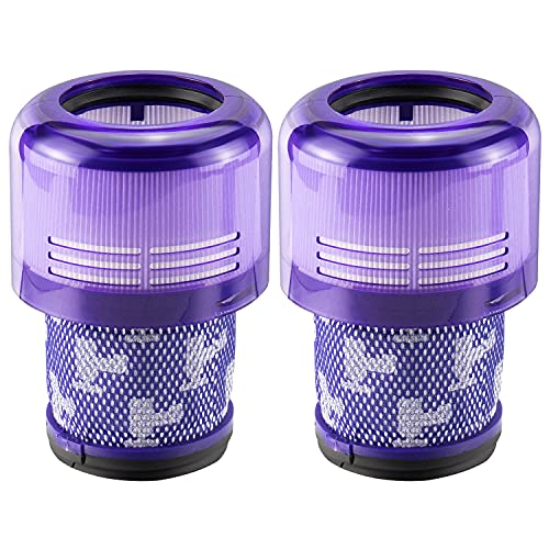 Filter Replacements For Dyson V11 Animal, V11 Torque Drive V15 Detect Cordless Vacuum, Replace Part # 970013 02 (2 Pack)