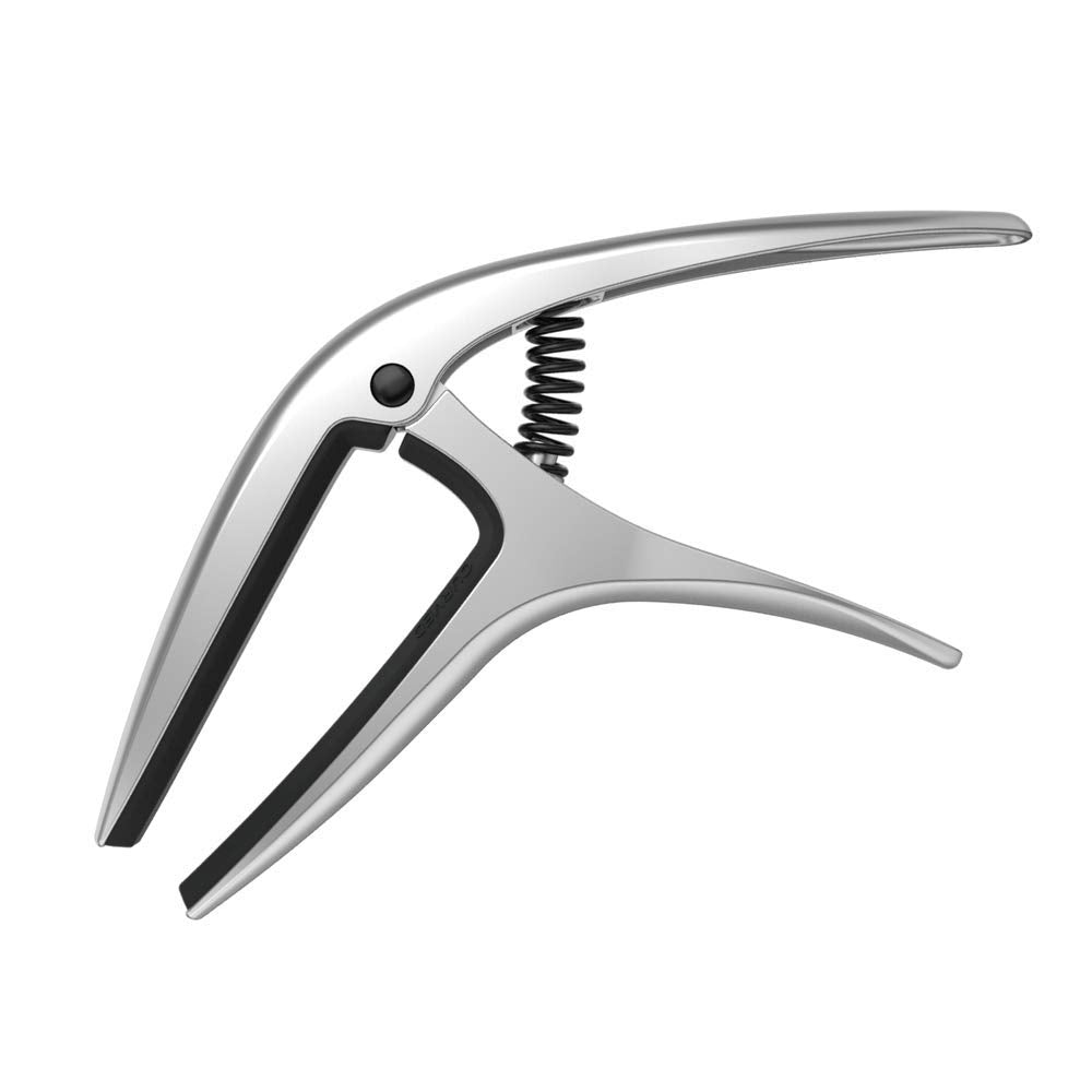 Ernie Ball Axis Dual Radius Capo, Silver Satin (P09601)