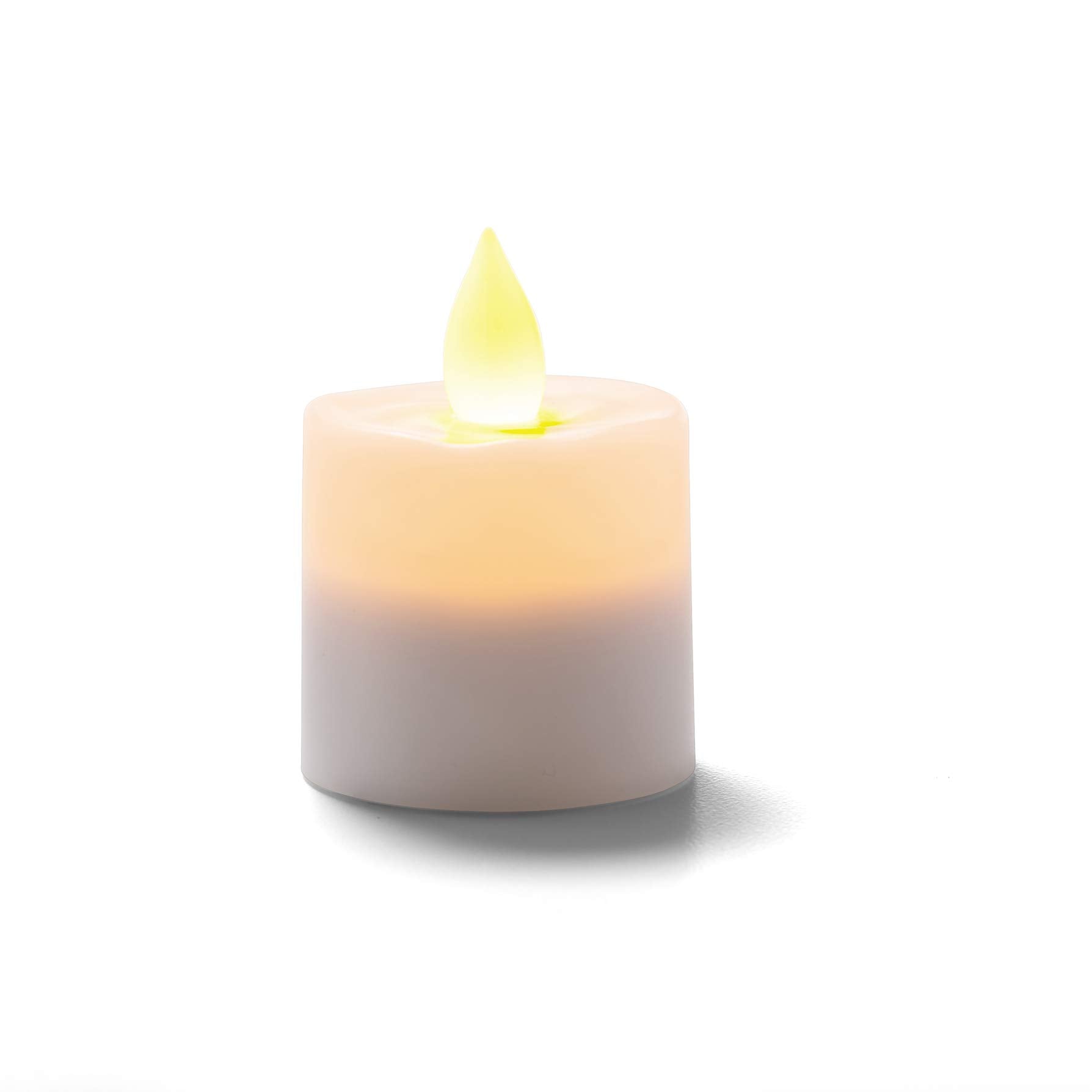 Hollowick Hfrv12 A V12 Value System Flameless Rechargeable Set:  12 Amber Led Candles,  1 Charging Tray,  1 Usb Power Supply