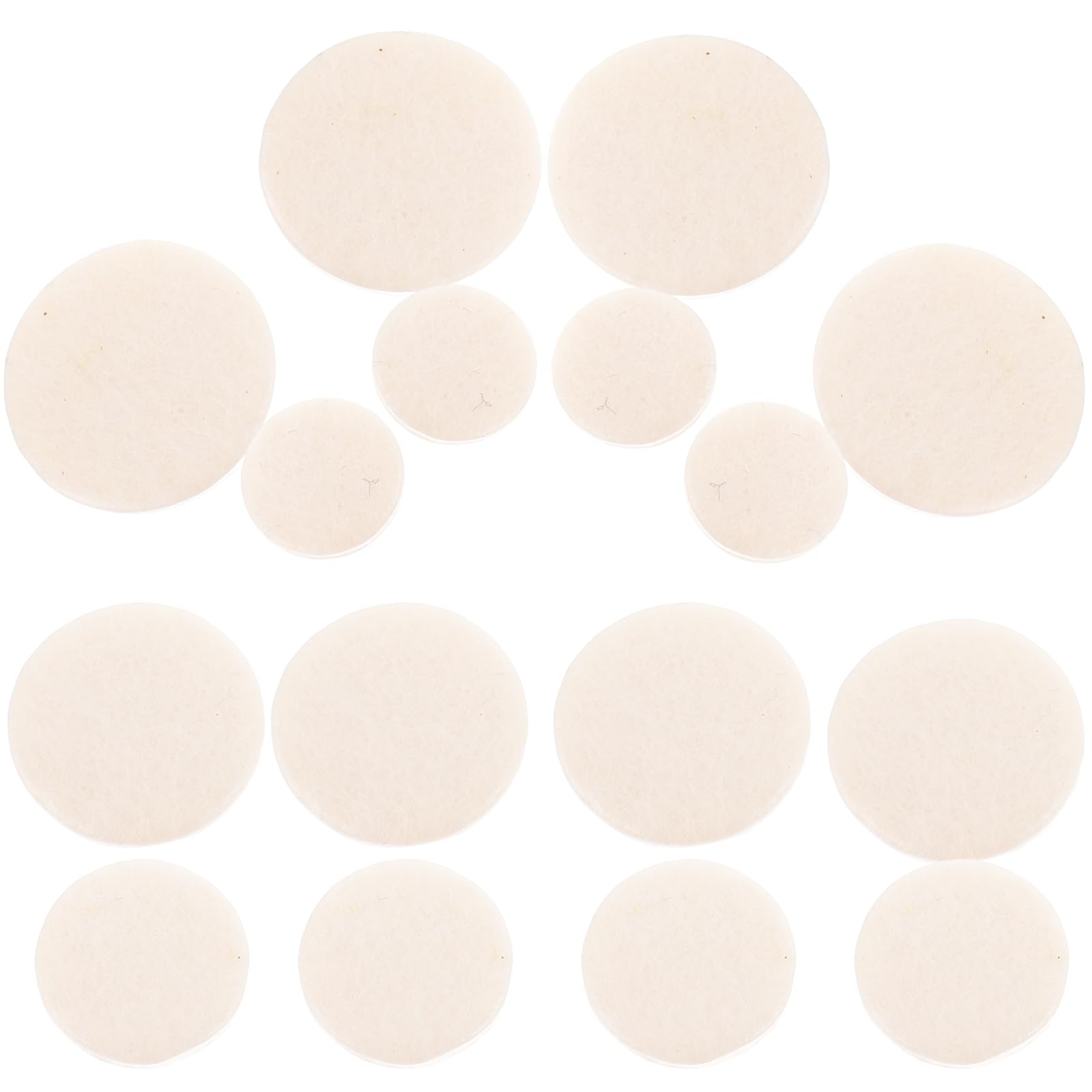Rosenice 17Pcs Clarinet Pads Bb Clarinet Woodwind Instrument Pads
