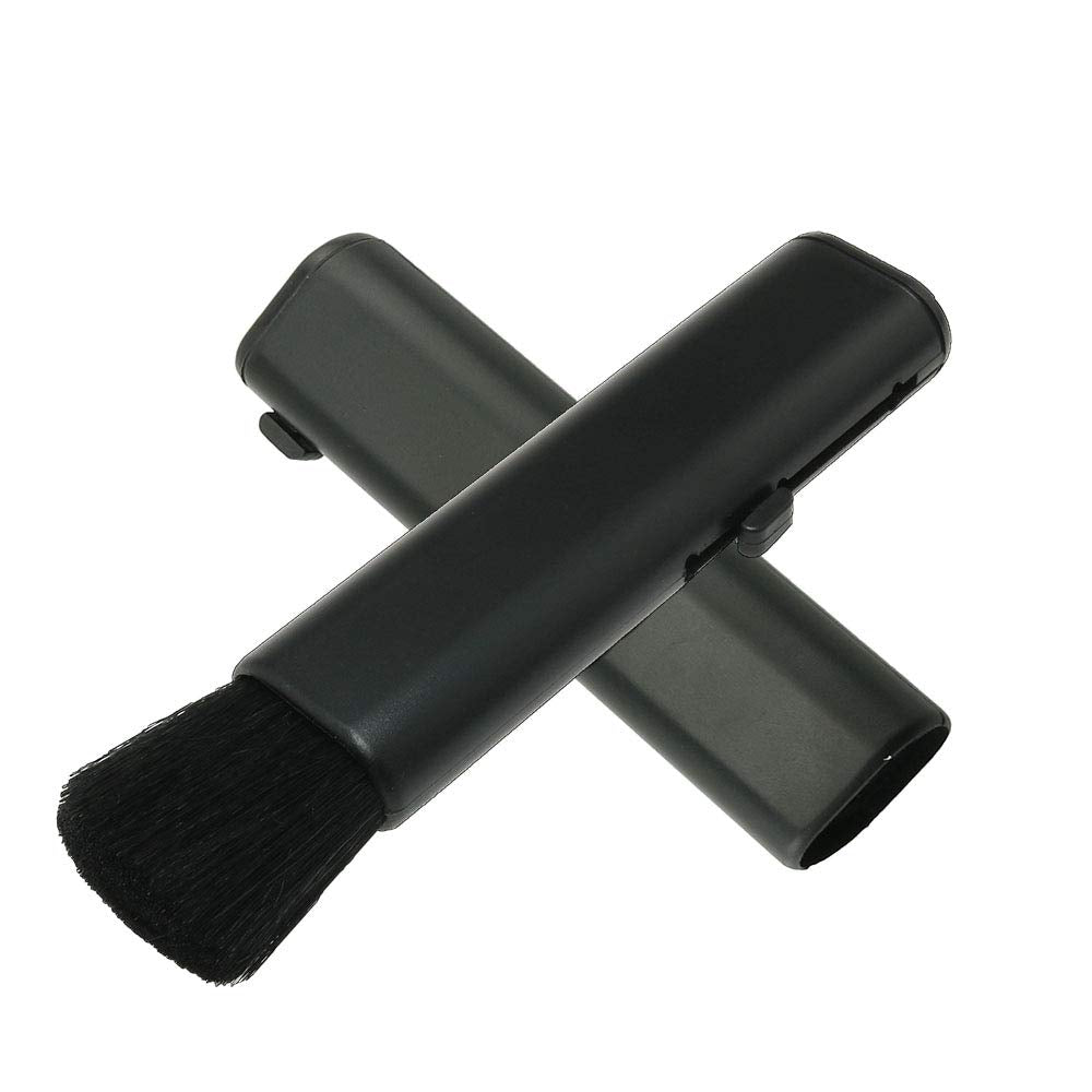 Lrong Telescopic Brush, Keyboard Brush, Lens Soft Brush, Computer Camera Cleaning Supplies, Mj115 Black, Camera Lens Cleaner Brush Goat Hair / Small