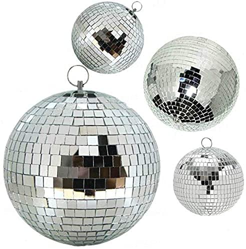 Alytimes Mirror Disco Ball  4 Inch Cool And Fun Silver Hanging Party Disco Ball  Big Party Decorations, Party Design (4 Inch)