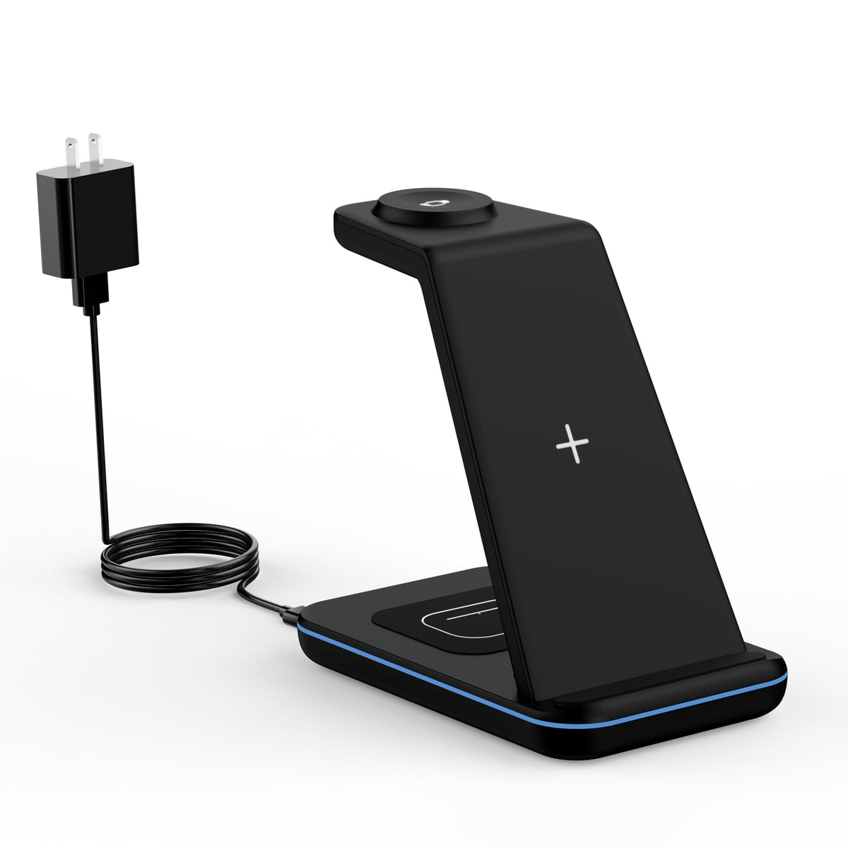 Wireless Charger Stand, Ciyoyo 3 In 1 Fast Wireless Charging Station Dock For Apple Watch 9/8/7/6/Se/5/4/3/2, Airpods 3/2/Pro, I
