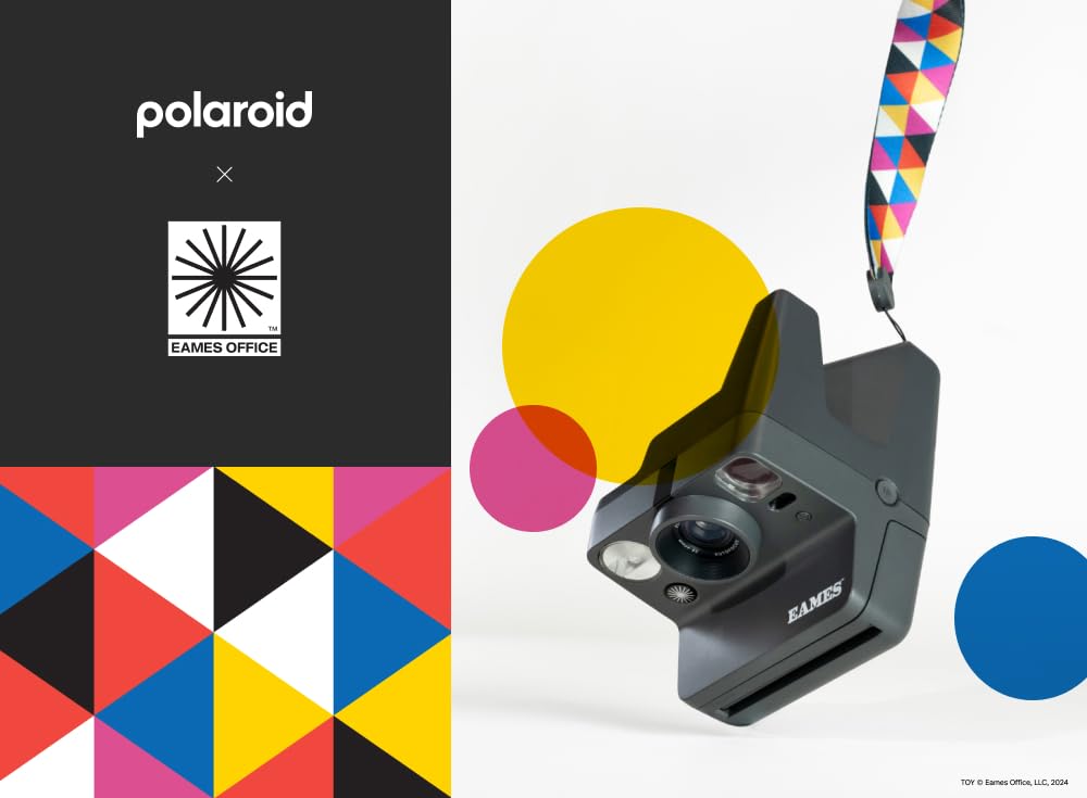 Polaroid Now 2Nd Generation I Type Instant Film Camera   Eames Edition (9135)