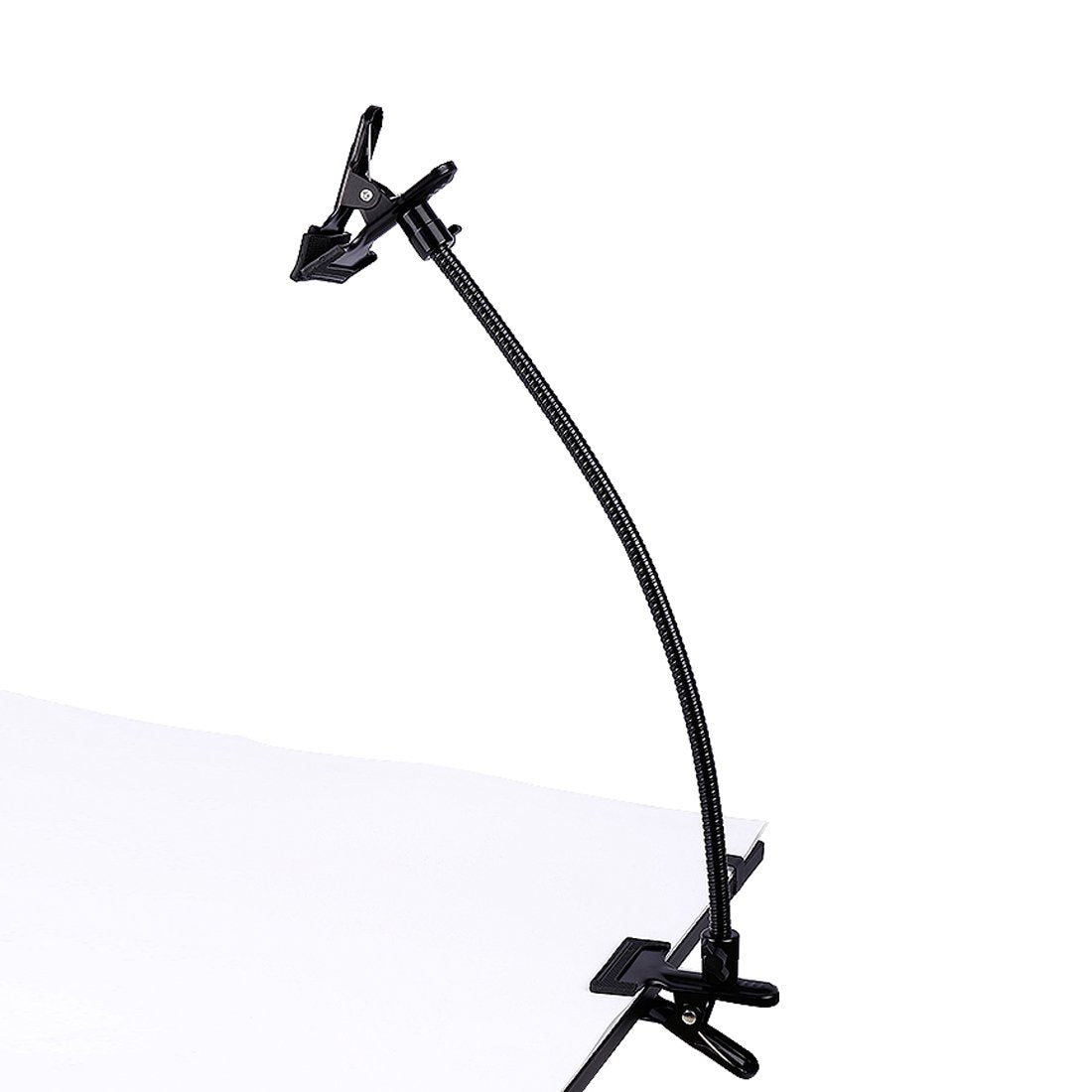 Photo Studio Lighting Light Stand Clamps Background Clip Gooseneck Tube Small Size Reflector Holder