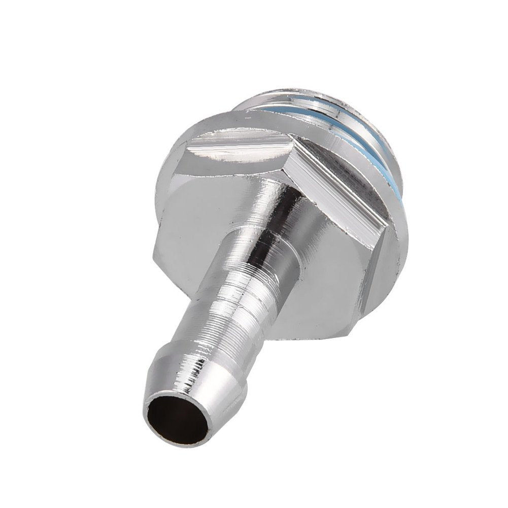 6 Pcs Two Touch Fitting G1/4 Thread Barb Connector With Silicone Ring For Pc Water Cooling Tube(11Mm)