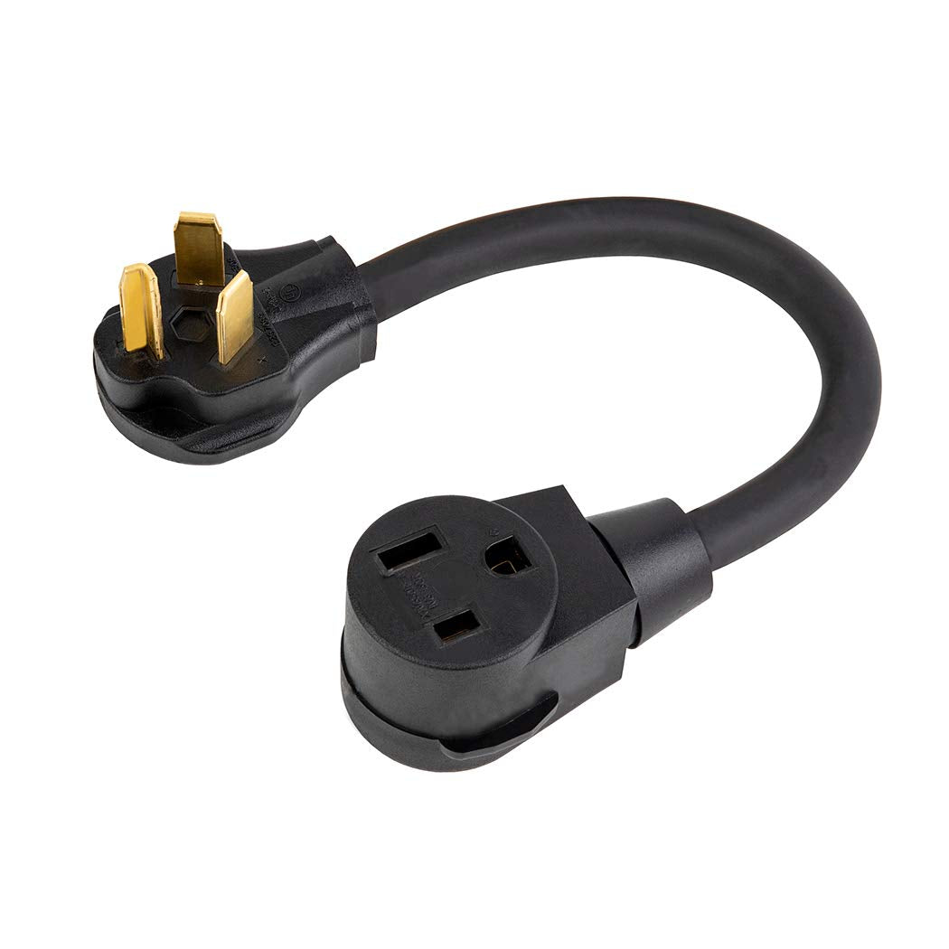 1.5 Feet Nema 10 30P To 6 50R 30 Amp Dryer Male To 50 Amp Welder Female Adapter Cable 250V, 6 50 Welder Power Converter 10 30 30