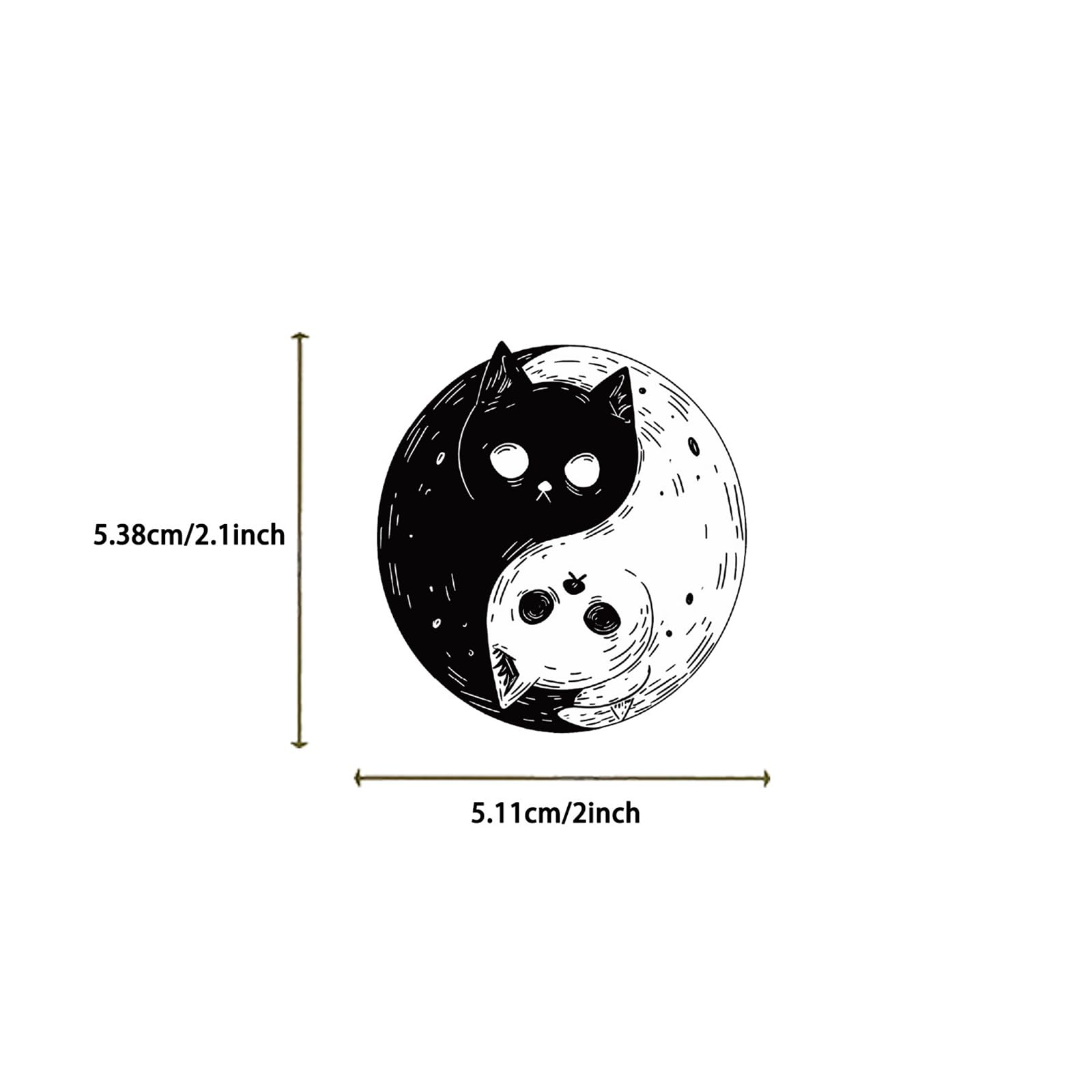 Cute Black Cat Sticker For Kid   Sticker Graphic   Cartoon Stickers For Water Bottles Laptop Cat Meme Stickers Waterproof Aesthe