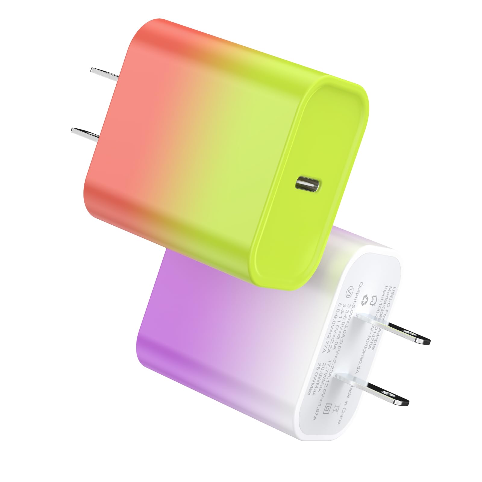 Usb C Charger Block Phone Charger Block Type C Charger 2 Pack Phone Fast Charger Block For Phone 16/16 Pro Max/16 Pro Max/16 Plu