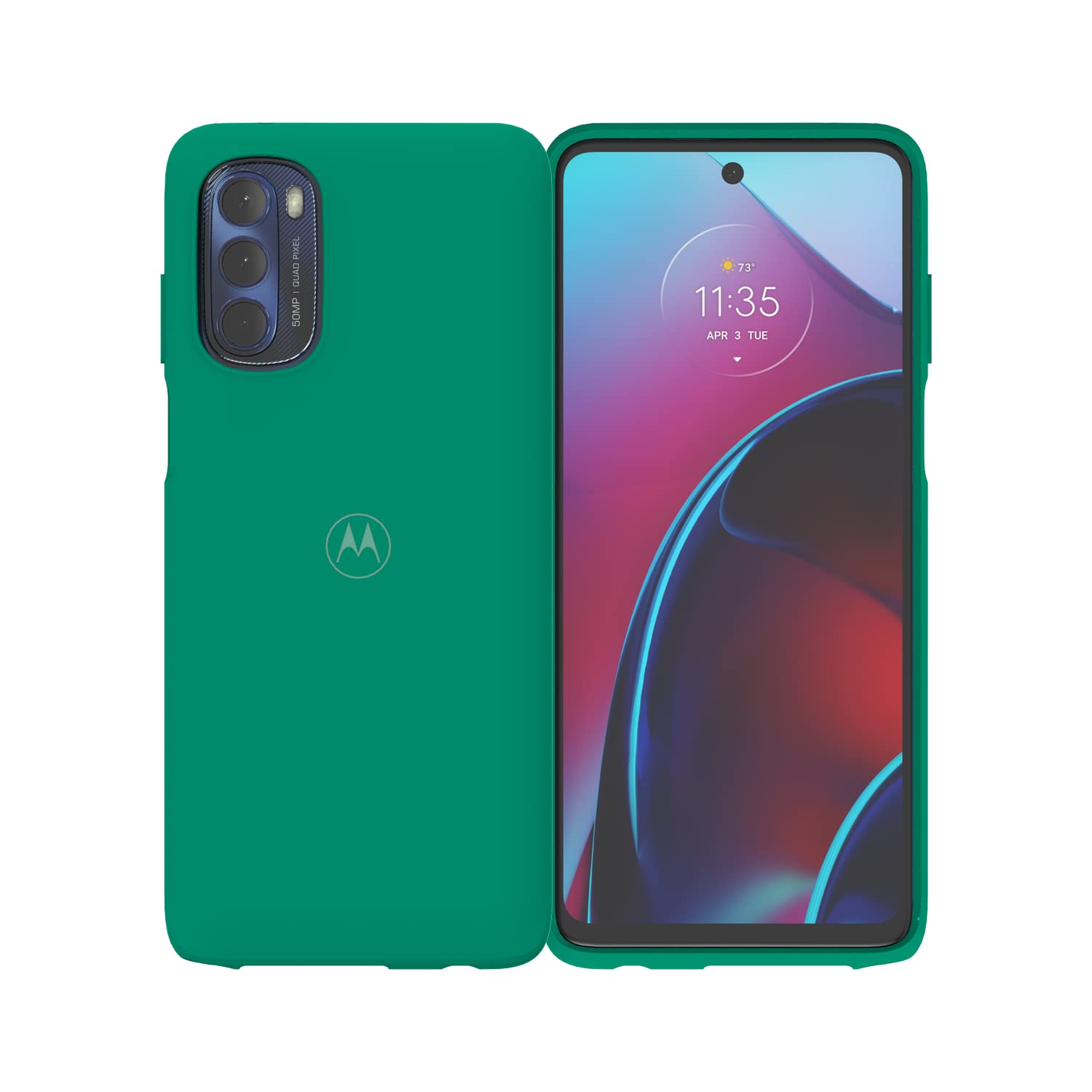 Motorola Moto G Stylus (2022) Protective Case  Precision Fit, Stylish Shock Absorbing Phone Cases   Emerald/Green [Not For 2022