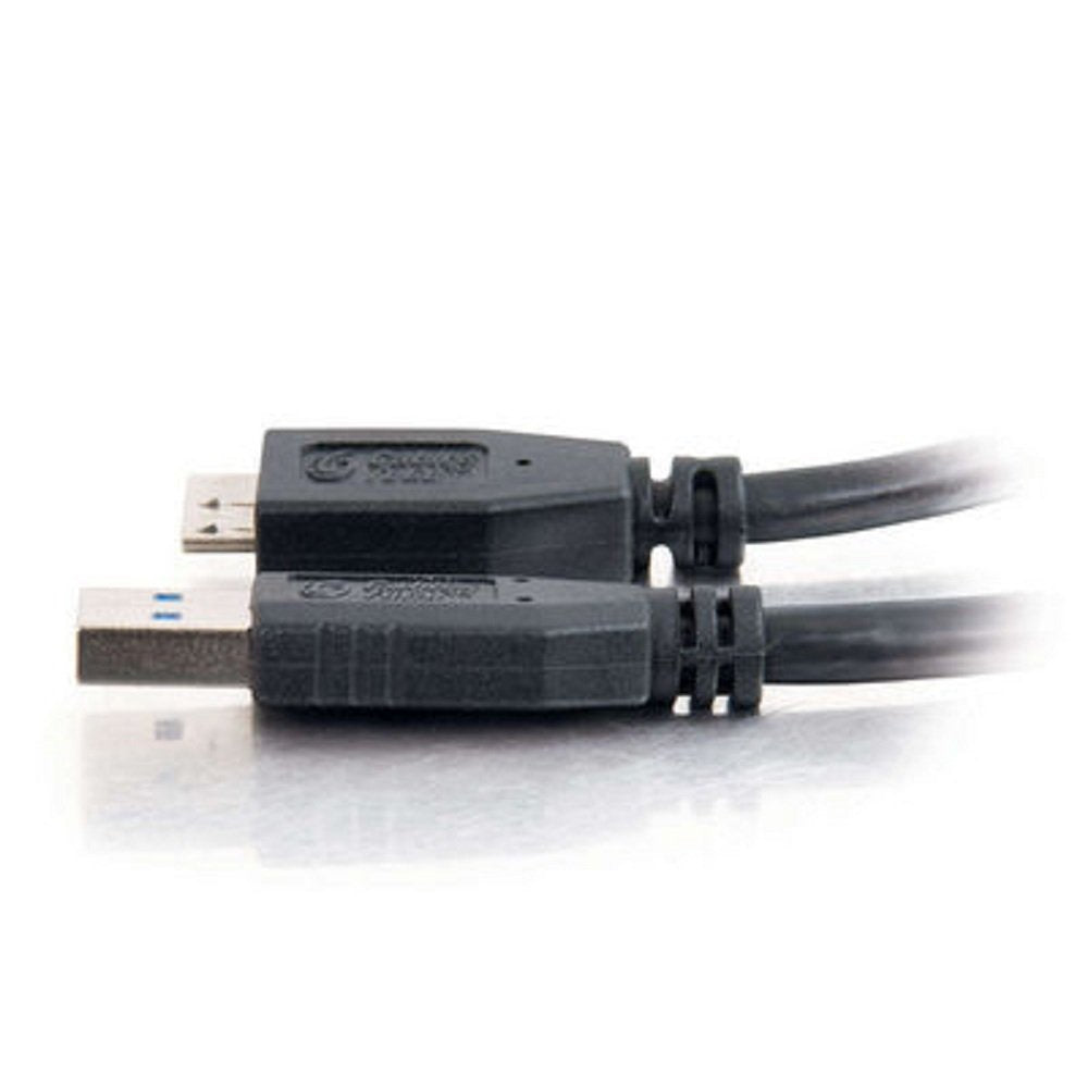 C2G Usb Cable, Usb 3.0 Cable, Usb A To Mirco Usb B Cable, 9.84 Feet (3 Meters), Black, Cables To Go 54178