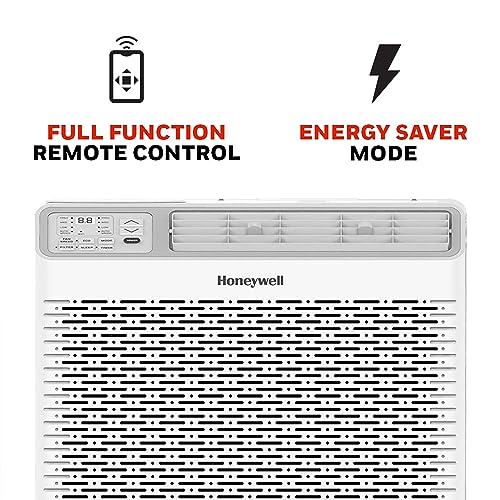 Honeywell 10,000 Btu Digital Window Air Conditioner, Remote, Led Display, 4 Modes, Eco, 450 Sq Ft Coverage