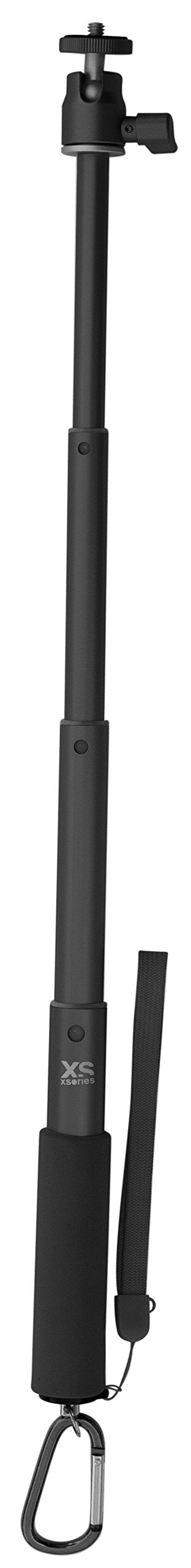 Xsories U-Shot Monochrome Monopod Telescoping Camera Pole 1.5 Feet Extension (Black)