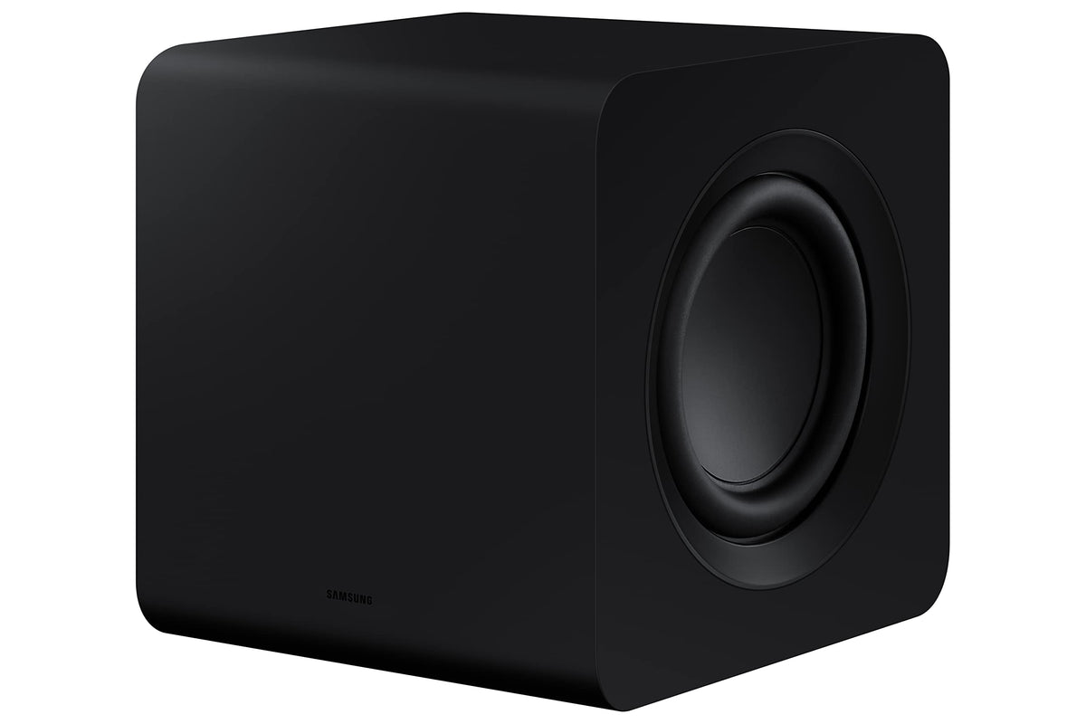 SAMSUNG SWA-W510 Subwoofer for S Series Soundbar with Powerful Bass, Wireless, Unibody Design, Compact 6.5' Size, 2022, Black