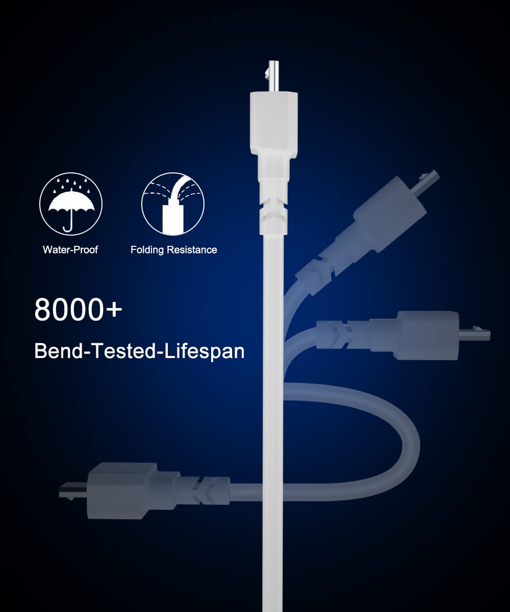 Itramax 30 Ft Blink Mini Charger Cable With Wall Adapter(1 Pack),Charger Brick And Micro Usb End Camera Charging Extension Cord