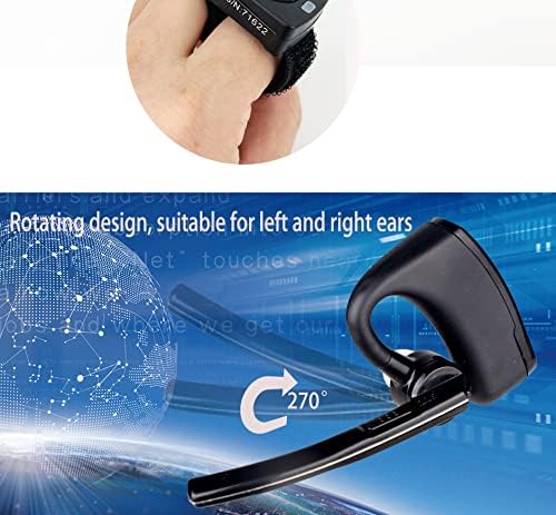 Radtel Walkie Talkie Bluetooth Headset, Bluetooth Earpiece With Noise Cancelling Mic, Compatible Baofeng Kenwood Quansheng Radio