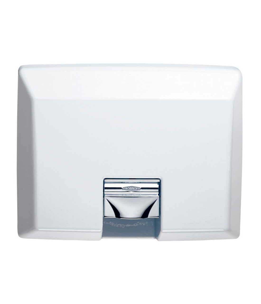 Bobrick 750 Cast Iron AirCraft ADA Recessed Automatic Hand Dryer, White Vitreous Enamel Finish, 115V