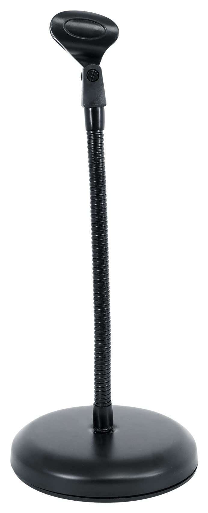 Rockville Rdms7 Desktop Mic Stand W/ 11.8 Gooseneck, Weighted Base, Mic Clip, Webcam Adapter, Perfect For Podcasting, Streaming