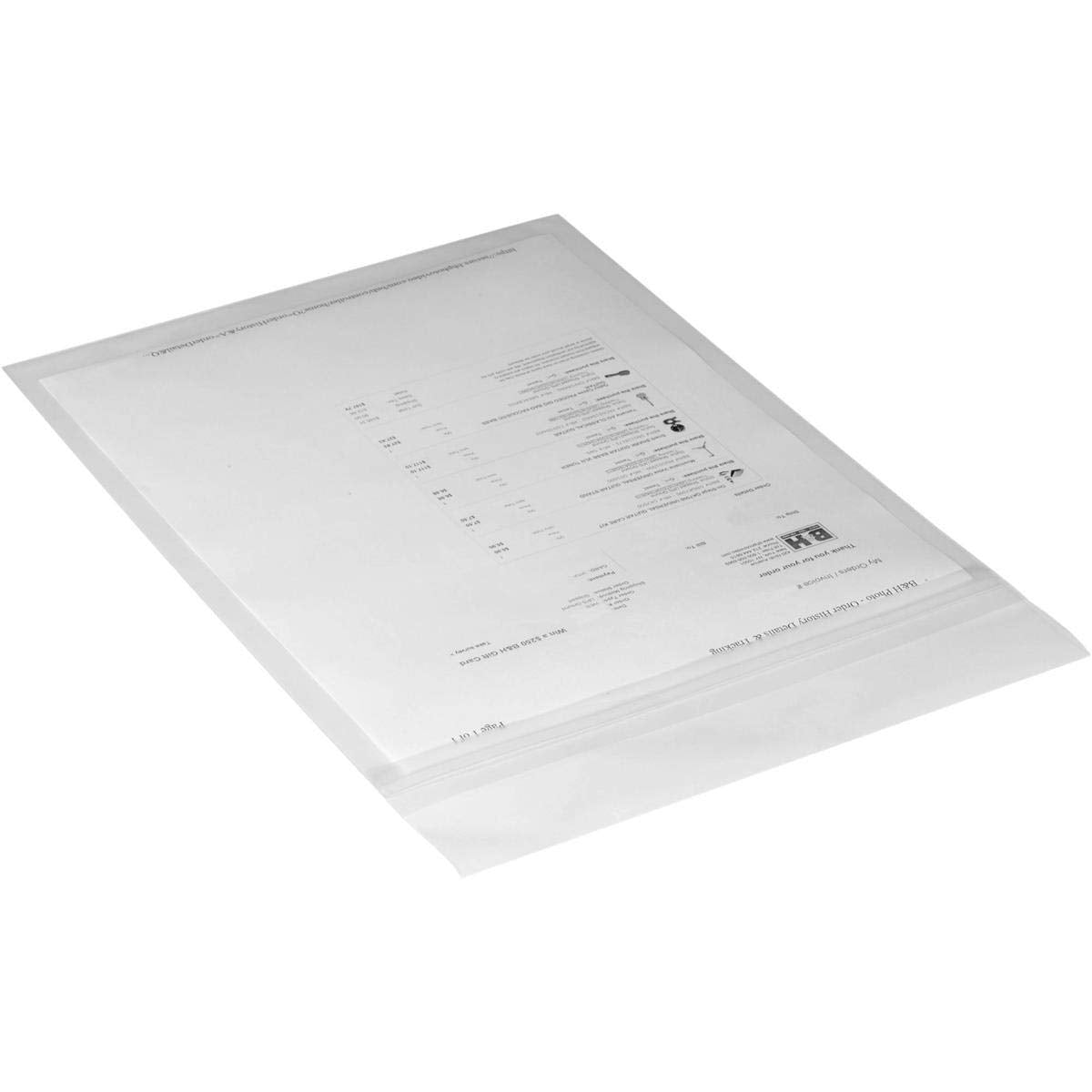 Archival Methods 8 3/4X11 1/16 Crystal Clear Bags With Safety Seal, 100 Pack