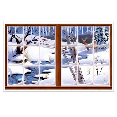 Winter Sky Plastic Backdrop Pack Of 6