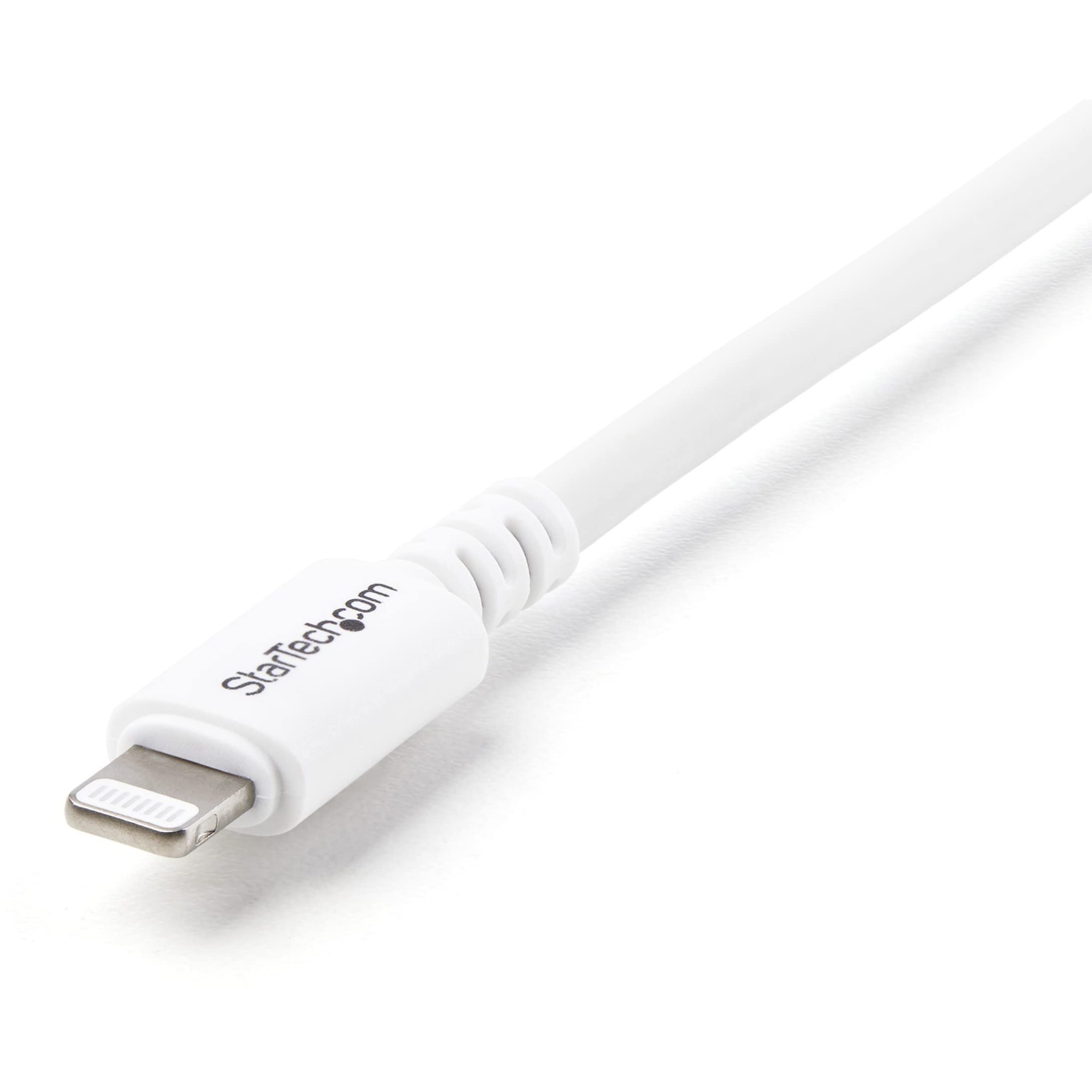 Startech.Com 3M (10Ft) Long White Apple 8 Pin Lightning Connector To Usb Cable For Iphone / Ipod / Ipad   Charge And Sync Cable