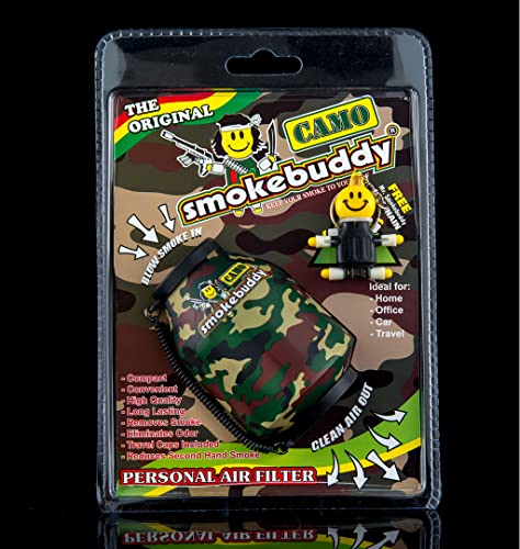 Smoke Buddy Camo Personal Air Filter, Orignal