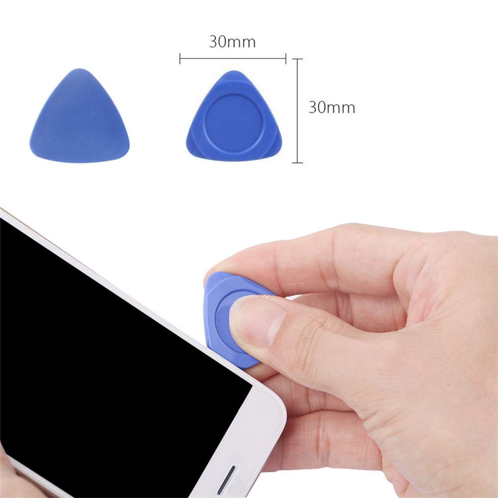 Fixinus 10 Pieces Universal Triangle Plastic Pry Opening Tool For Iphone Mobile Phone Laptop Table Lcd Screen Case Disassembly B