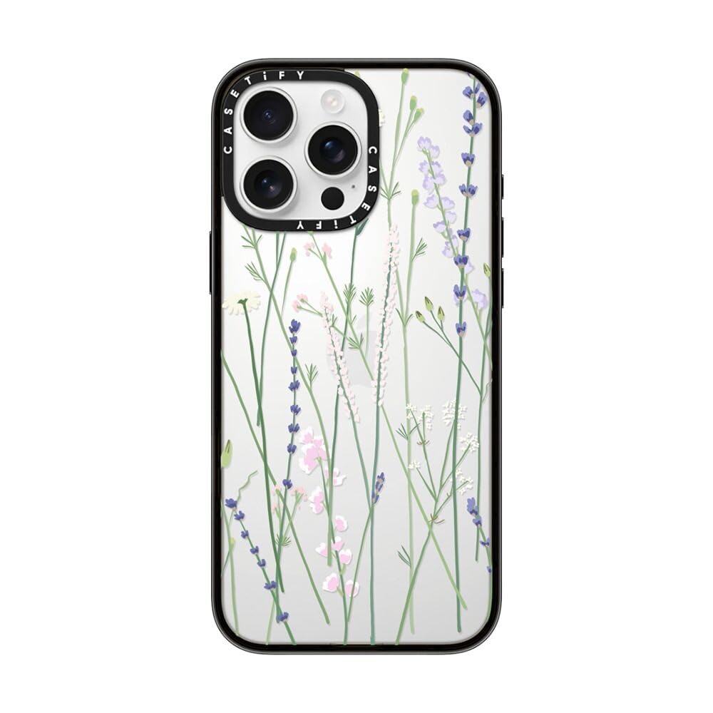 Casetify Compact Case For Iphone 16 Pro Max [Lightweight / 4 Ft. 2X Military Grade Drop Protection/Slim]   Gigi Garden Florals  
