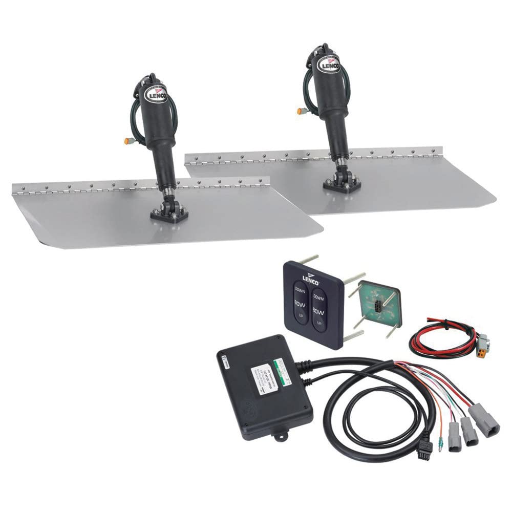 Lenco Marine Inc 15105 102 12'' X 12'' Standard Trim Tab Kit