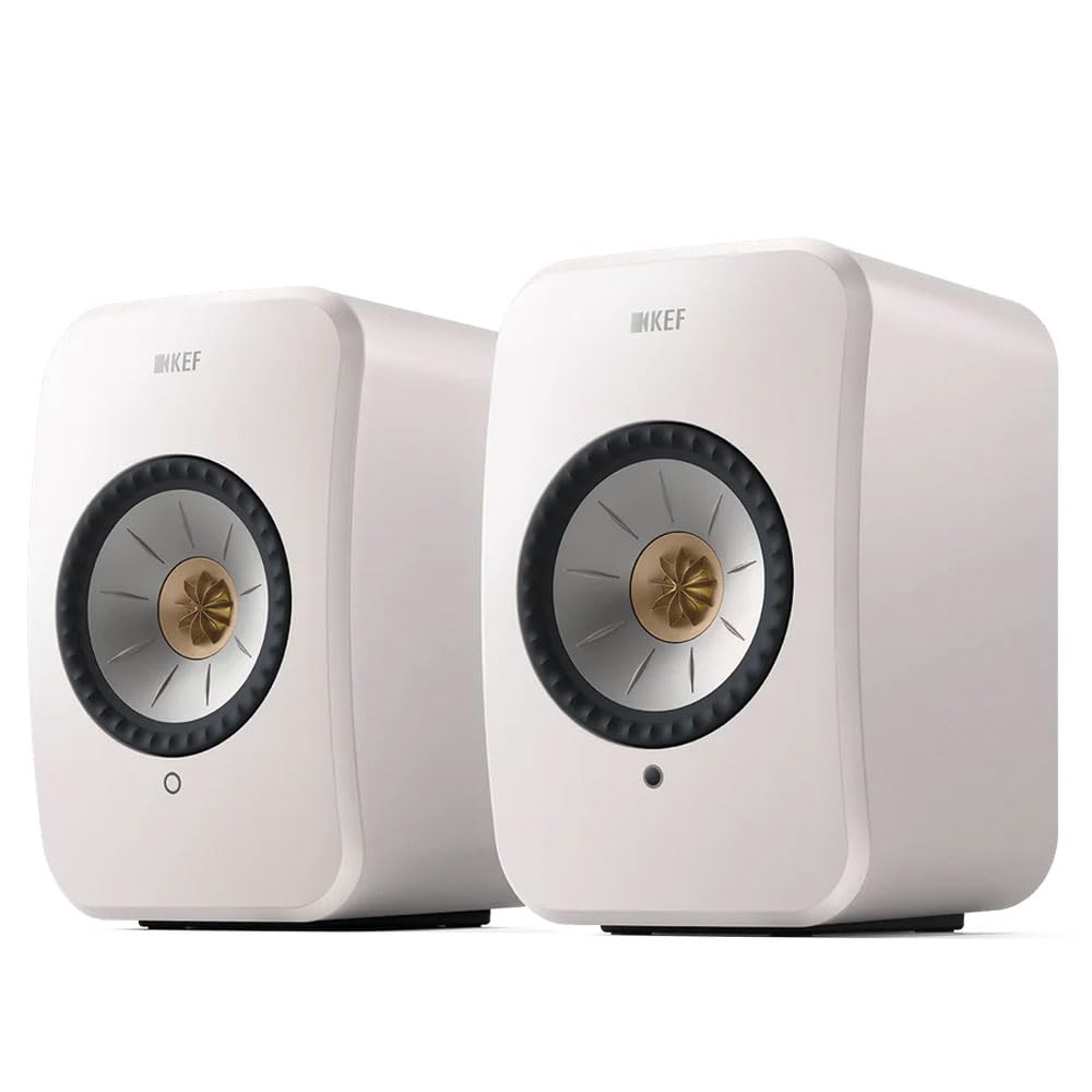 Kef Lsx Ii Wireless Hifi Speaker System (Mineral White)