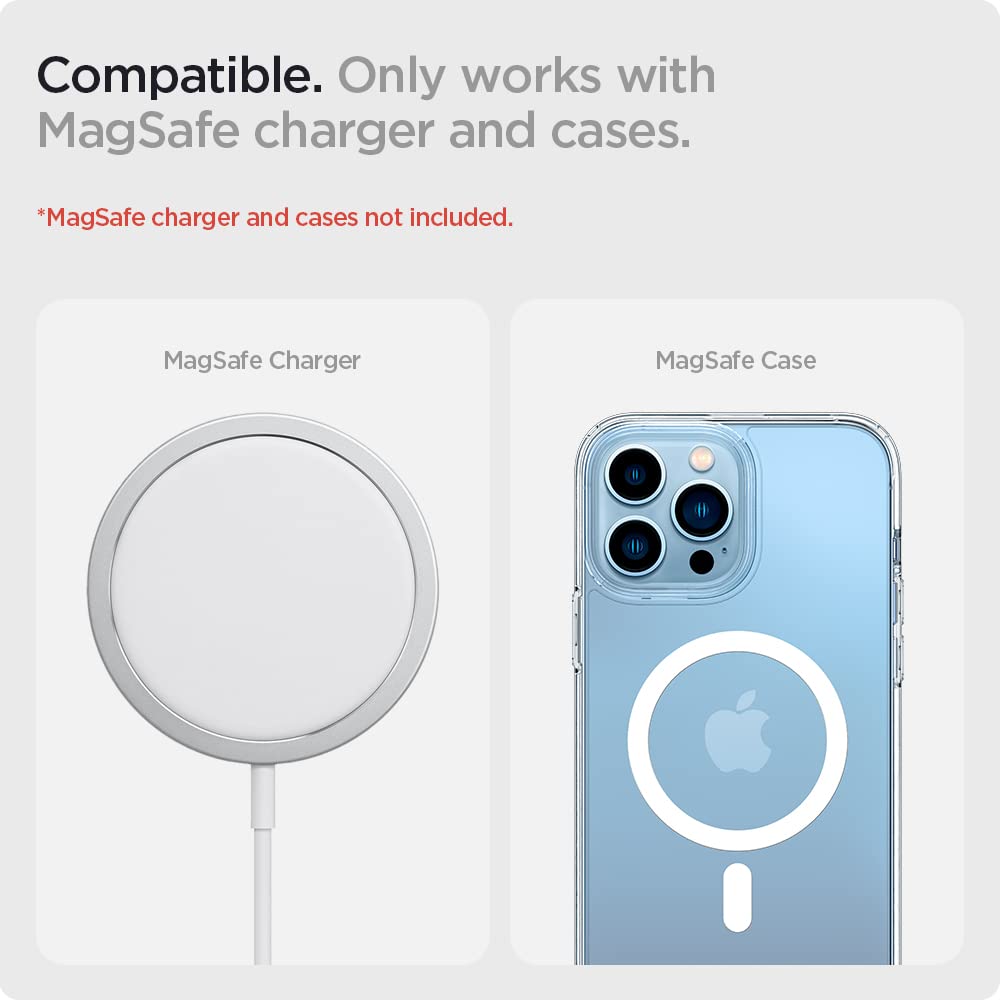 Spigen Mag Fit Phone Holder Car Mount Designed For Magsafe Compatible Iphone 16 Pro Max, 16 Pro, 16 Plus, 16 (Charger Not Included) (Requires Usb C Car Charger)   Black