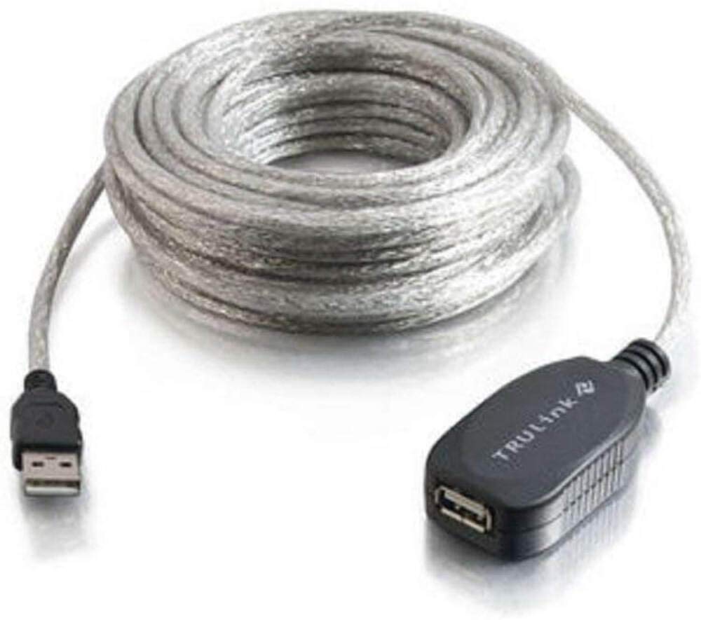 C2G Usb 2.0 A Male To A Female Active Extension Cable   Usb Cable ... (39000)