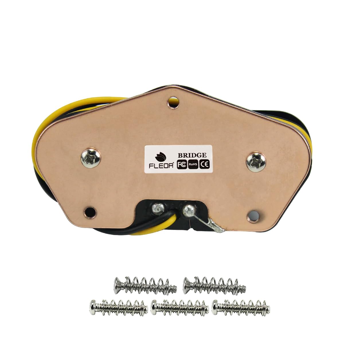 Fleor Tele Pickups Alnico 5 Black Tele Bridge Pickup Fit Fender Telecaster Bridge Pickup Part