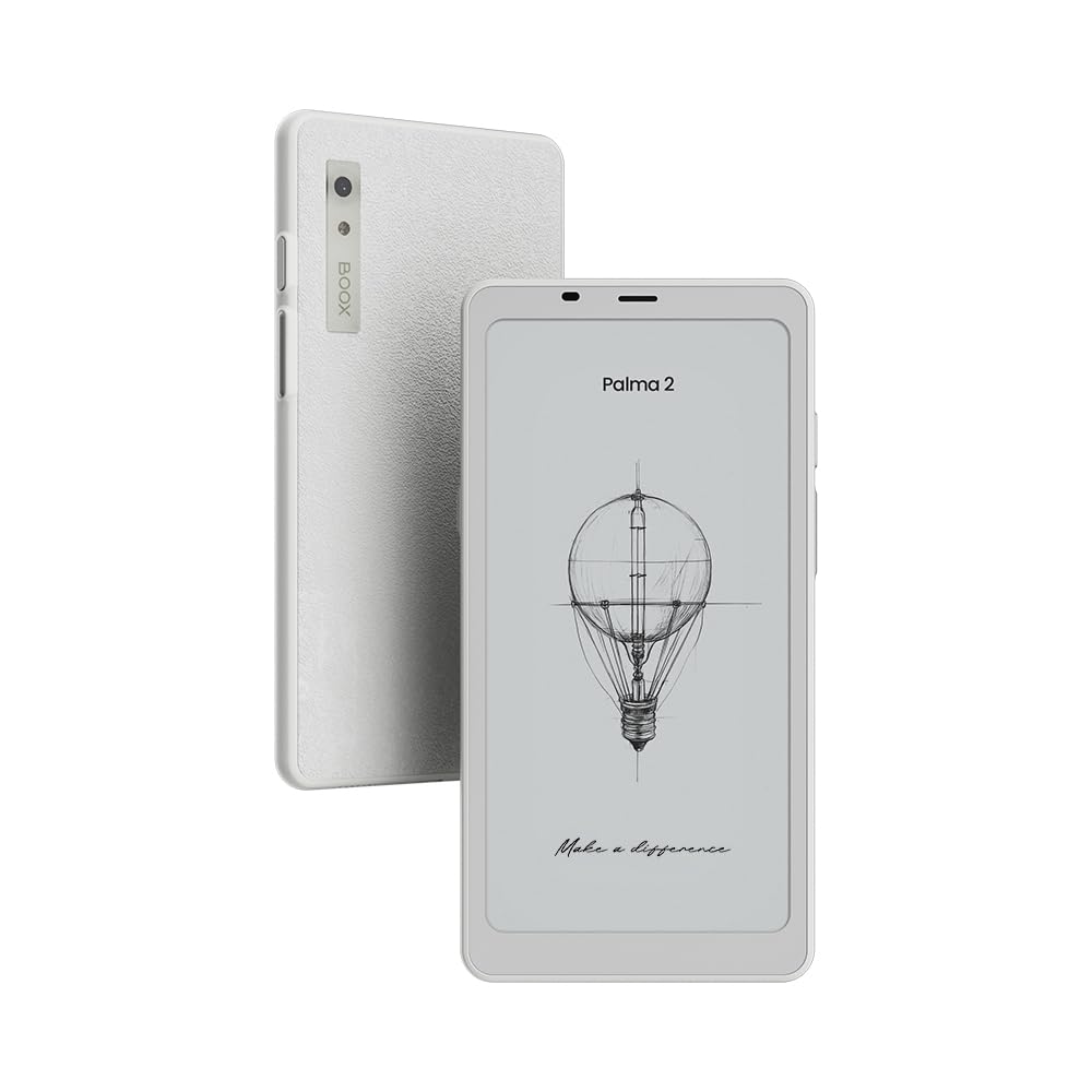 Boox Palma 2 Mobile Epaper Ebook Reader Fingerprint Recognition Smart Button Dual Microphones (Off White)