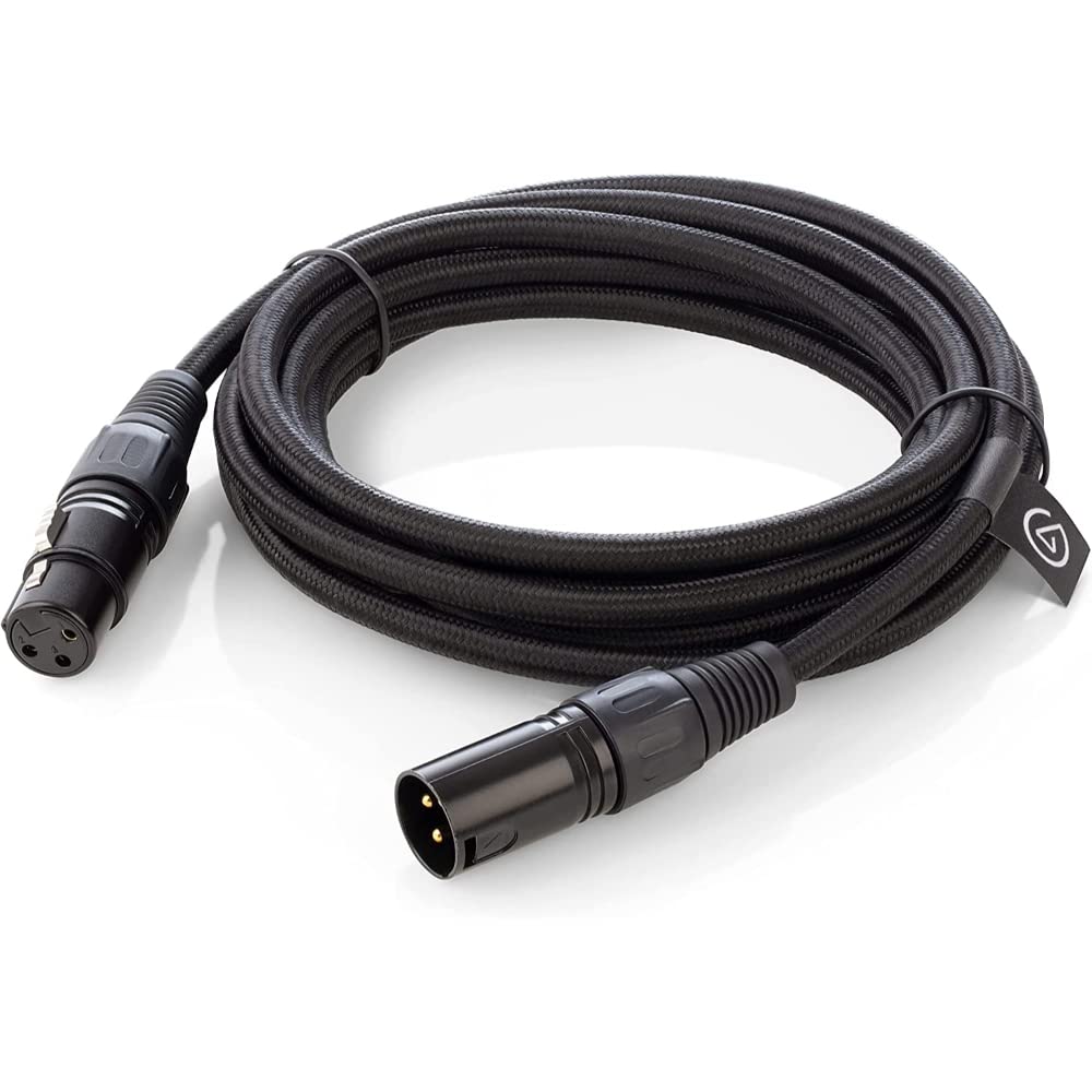 Elgato Xlr Microphone Cable   Shielded Microphone Cable For Studio Recording And Live Production, Gold Plated Pins, Male To Fema
