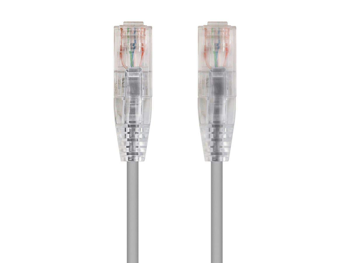 Slimrun  Cat6 Utp Cable-1Ft Gray