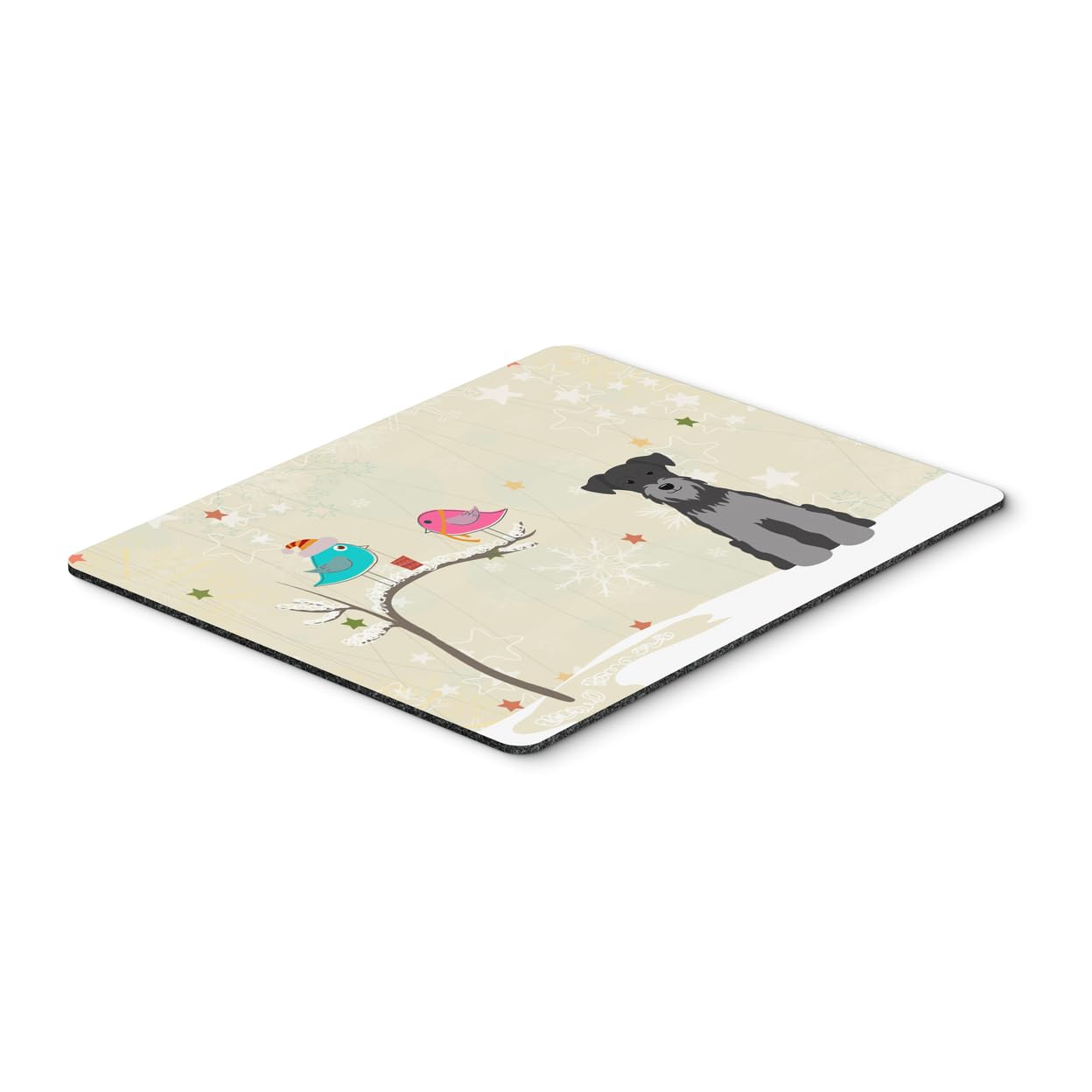 Carolines Treasures BB2524MP Between Friends Schnauzer - Black and Silver Mouse Pad, Hot Pad or Trivet for Home Office Gaming W