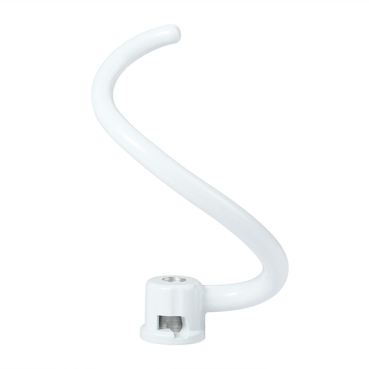 Coated Dough Hook Attachments For Kitchenaid Stand Mixer Bowl Lift, Spiral Coated Metal Dough Hooks Fits Models Kv25G0X, Kv25G8X, Kv25H0X, Kp26M1X, Kp26M8X, Kl26M8X