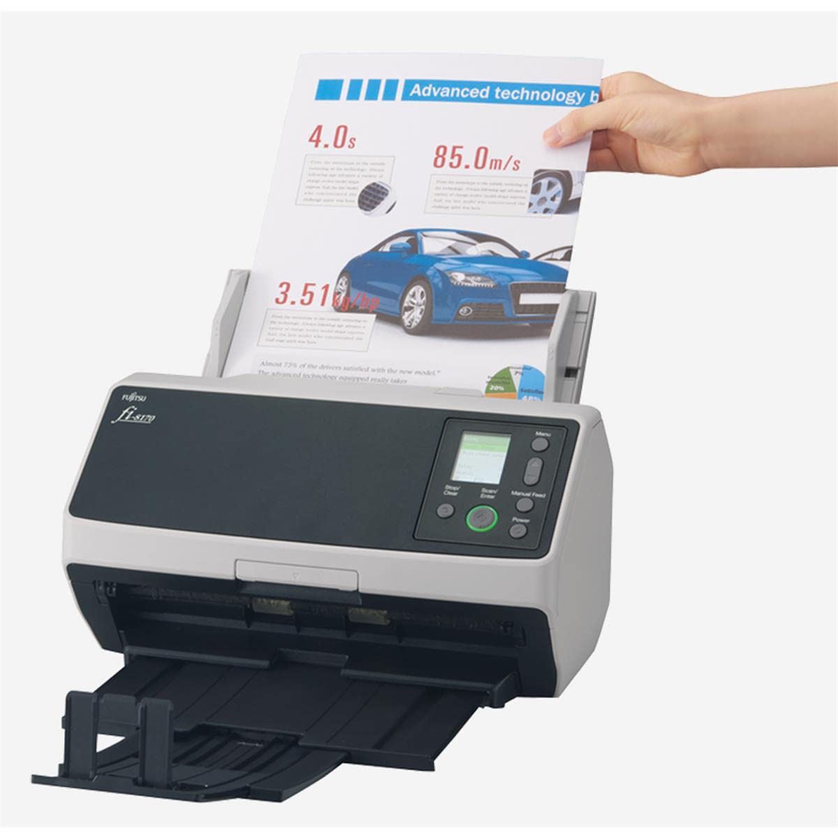 Ricoh Fi-8170 Premium Bundle Professional High Speed Document Scanner With 3 Years Of Service