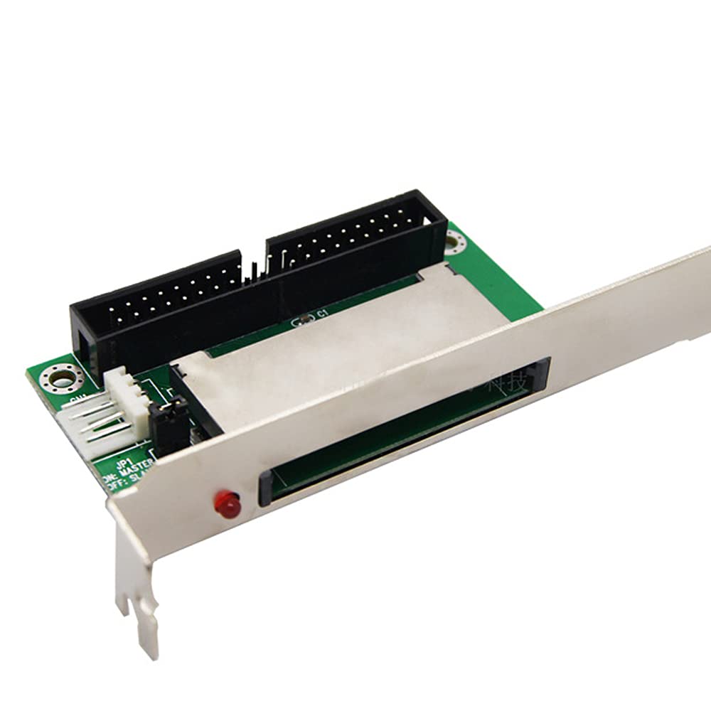 Saidian 1Pcs Cf To Ide Adapter 40 Pin Cf Compact Flash Card To 3.5 Converter With Pci Bracket