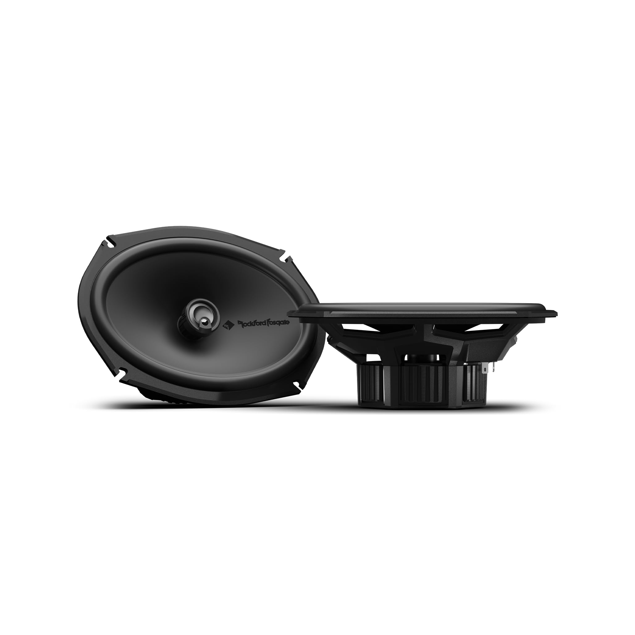 Rockford Fosgate P1V2-69 Punch P1 6x9 3-Way Coaxial Full Range Speakers - Black (Pair)