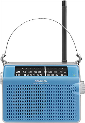 Sangean Pr-D6Bu Portable Radio Am/Fm, Analog, Blue