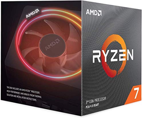 Amd Ryzen 7 3700X 8 Core, 16 Thread Unlocked Desktop Processor With Wraith Prism Led Cooler