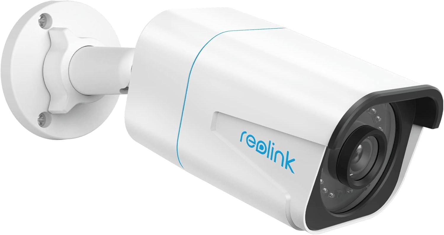 Reolink 4K/8Mp Security Poe Ip Camera, Human/Vehicle/Pet Detection, Time Lapse, 100Ft Ir Night Vision, Work With Smart Home, Up To 256Gb Microsd Card, Surveillance Outdoor Indoor, Rlc 810A
