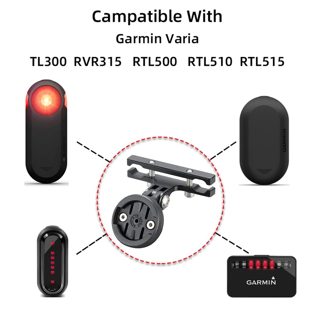 Cestbon Radar Bike Mount For Garmin Varia Rtl510 515 Tl300 And Garmin Varia Rearview Radar Tail Light. Saddle Bicycle Mount