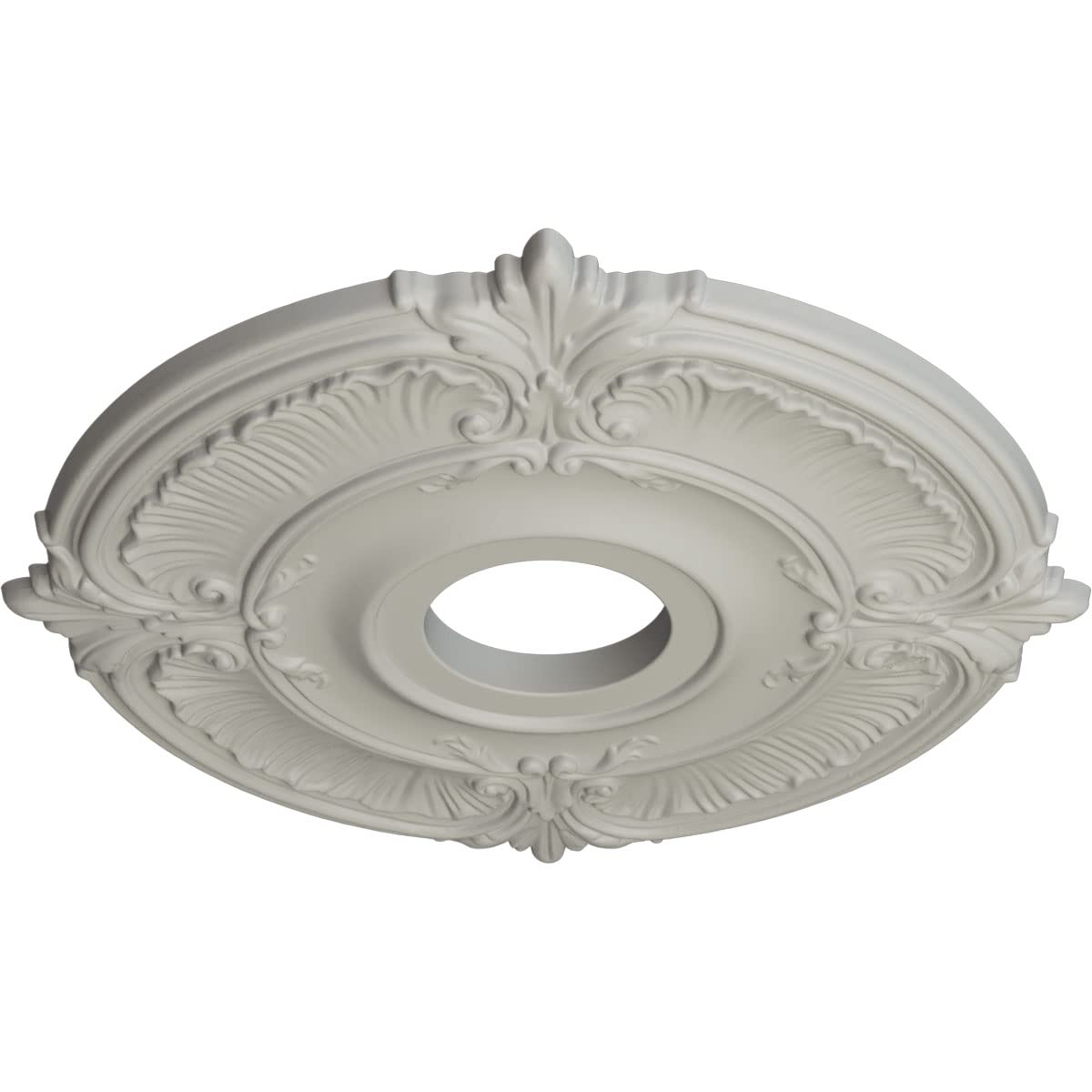 Ekena Millwork Cm18Atpcf Attica Ceiling Medallion, 18''Od X 4''Id X 5/8''P (Fits Canopies Up To 5''), Hand Painted Pot Of Cream