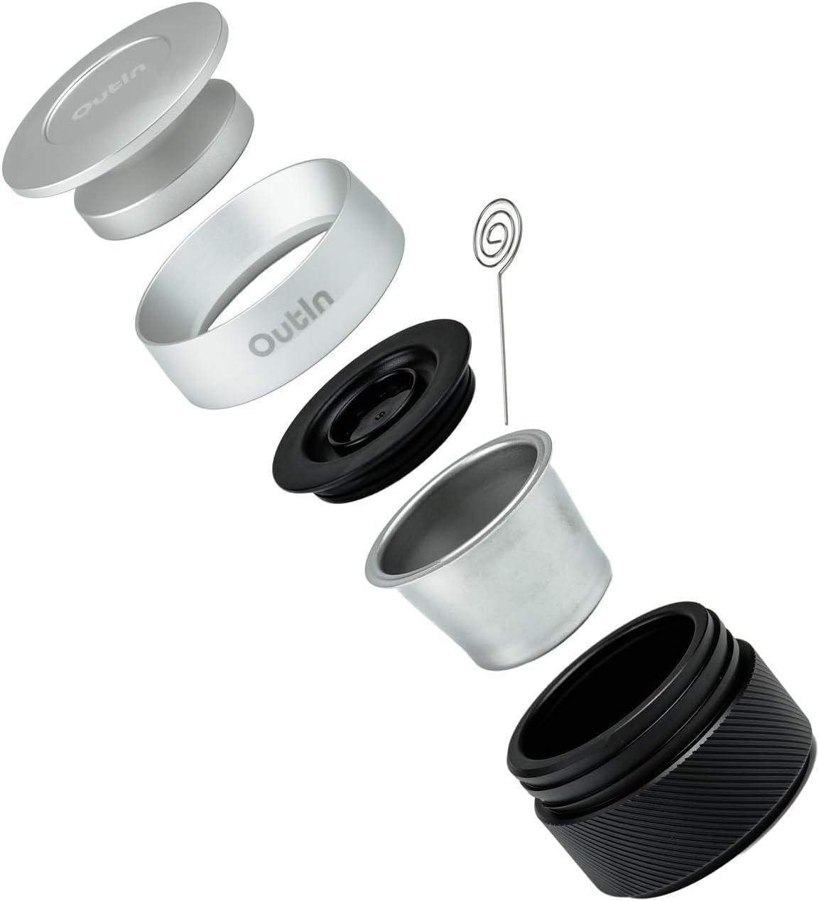 Outin Nano Espresso Accessories Kit, Basket Plus, Double Shot
