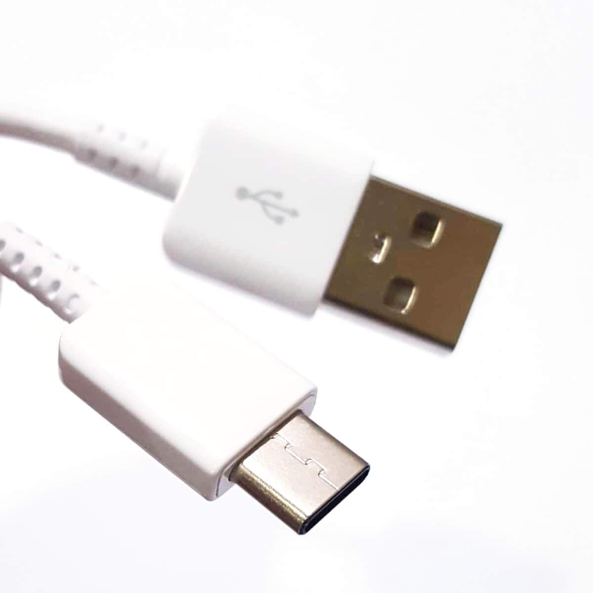 Authentic Samsung Galaxy S8 Usb To Type C Charging And Transfer Cable. (White / 3.3Ft)