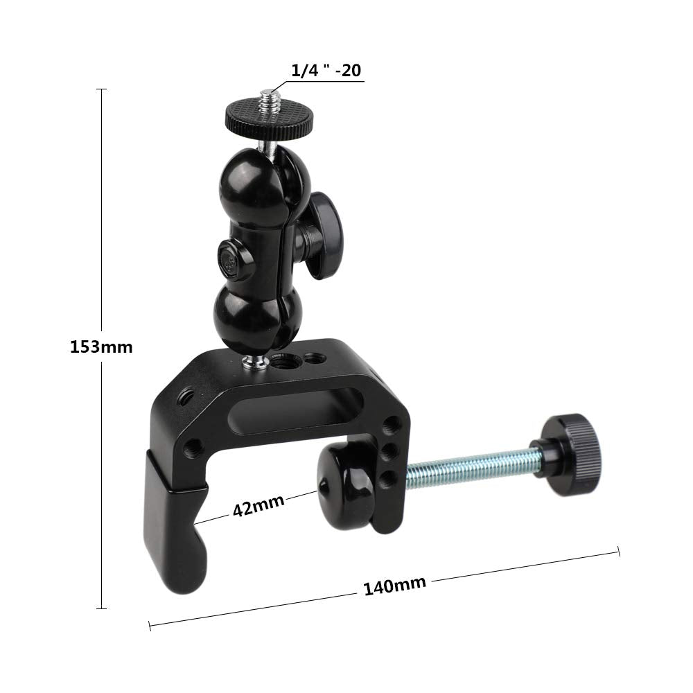 Camvate Camera Clamp Mount For Dslr Camera Led Video Light And Binoculars Holder Mount   1122