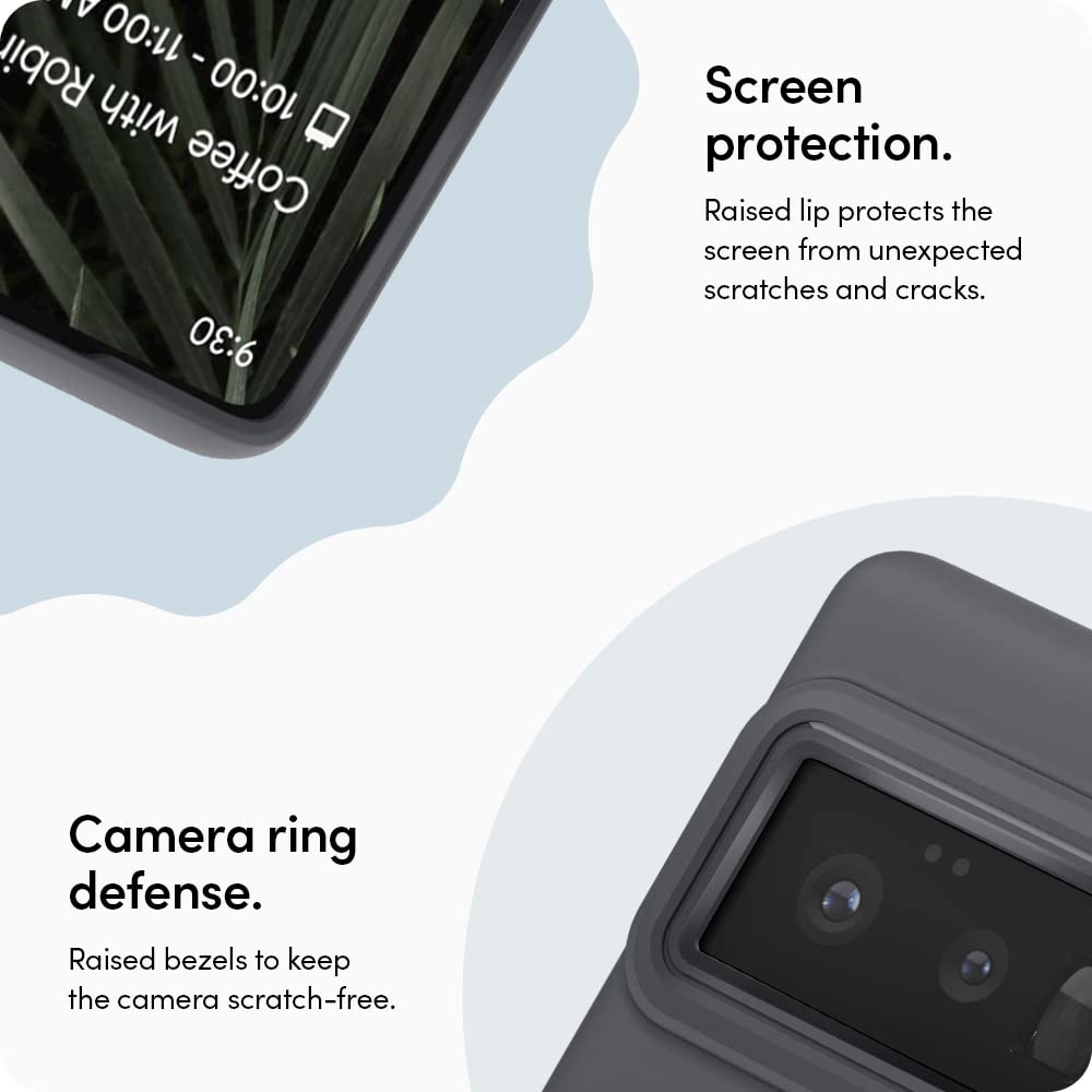 Cyrill Stone Compatible With Google Pixel 6 Pro Case (2021), Slim Protective Tpu With Smooth, Anti Scratch Feel   Dusk